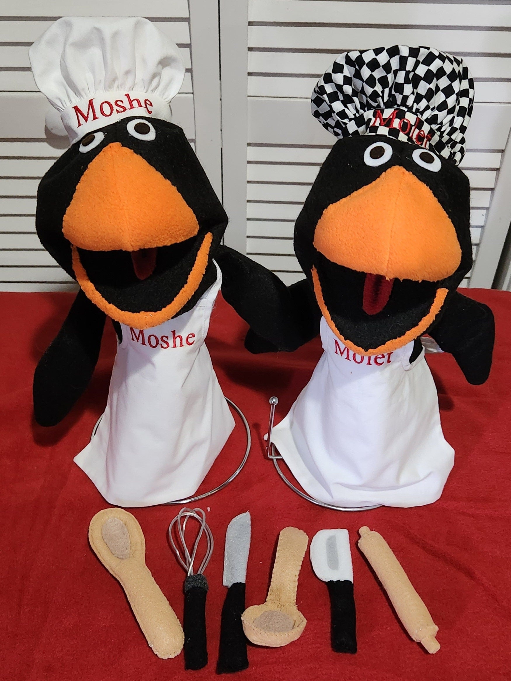 Custom Movable Mouth Sock Puppet, Handmade Fleece Felt Character, Kids ' and Adults' Story Time