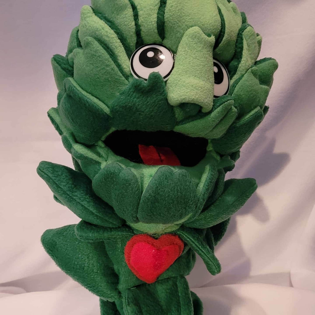 Custom Small Movable Mouth Hand Puppet, Muppet Style Portrait Character Puppet