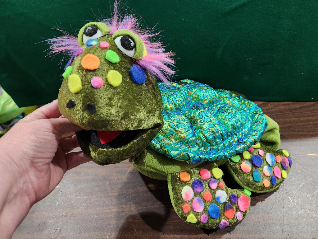 Custom Small Movable Mouth Hand Puppet, Muppet Style Portrait Character Puppet